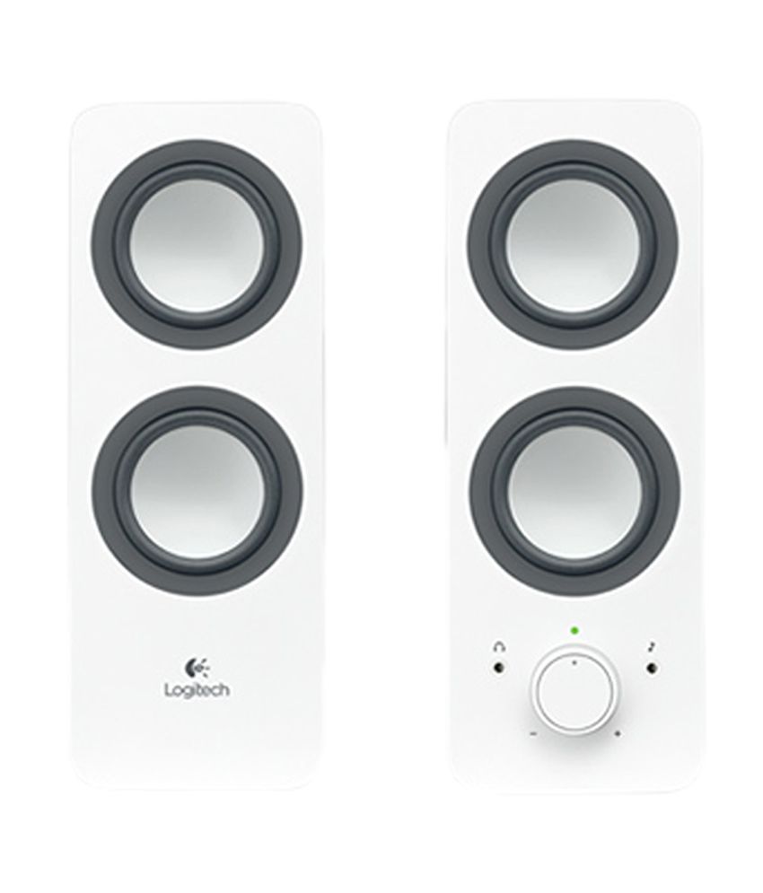 logitech multimedia speakers white z200