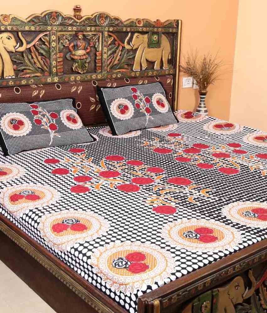 Elite Fabs Cotton Bedsheet With 2 Pillow Cover Buy Elite Fabs