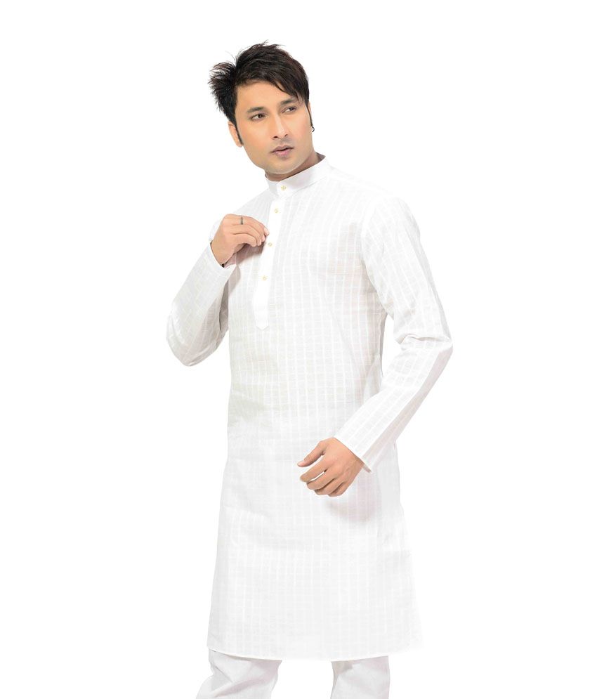 white kurta pant