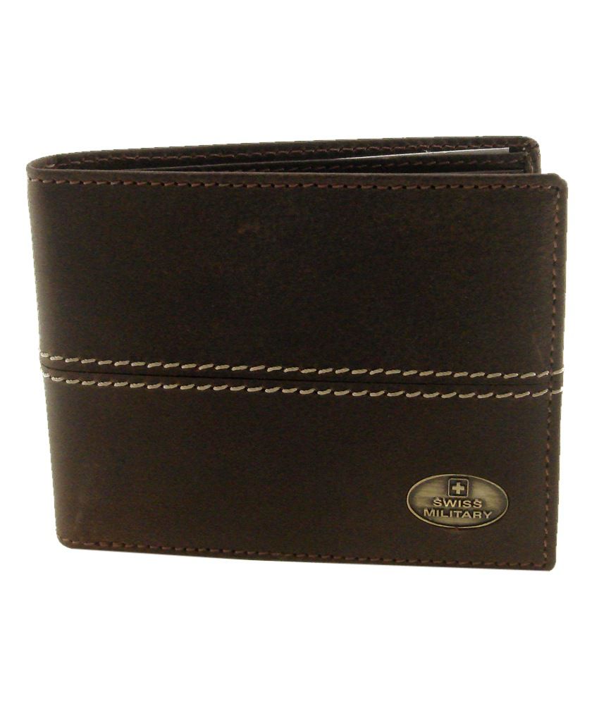 Swiss Military Genuine Leather Men&#39;s Wallet: Buy Online at Low Price in India - Snapdeal
