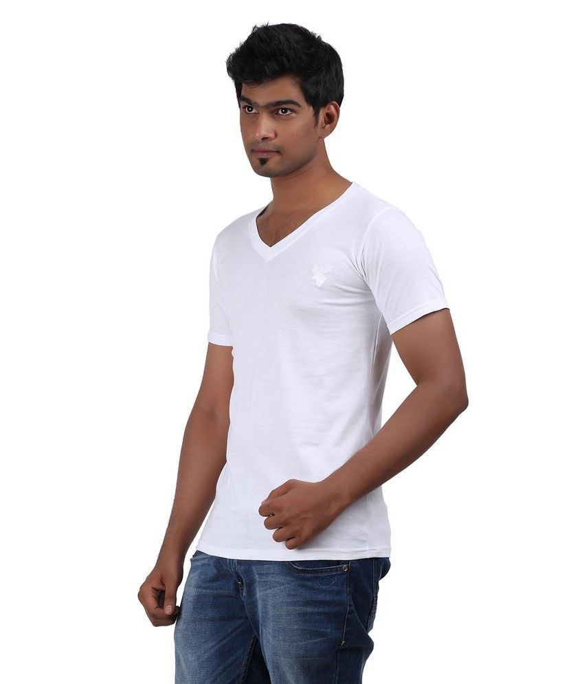 Top Brass White Cotton T Shirt - Buy Top Brass White Cotton T Shirt ...