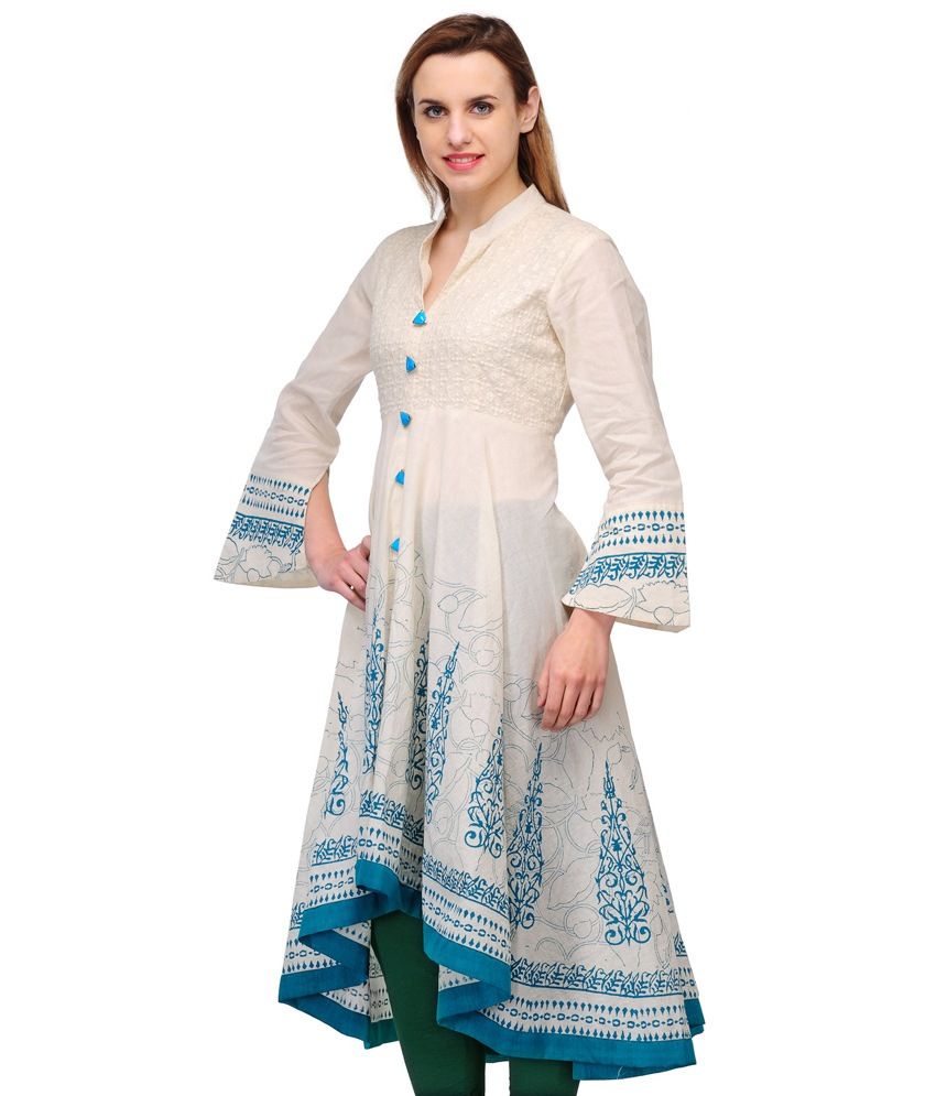 multicolour anarkali suit