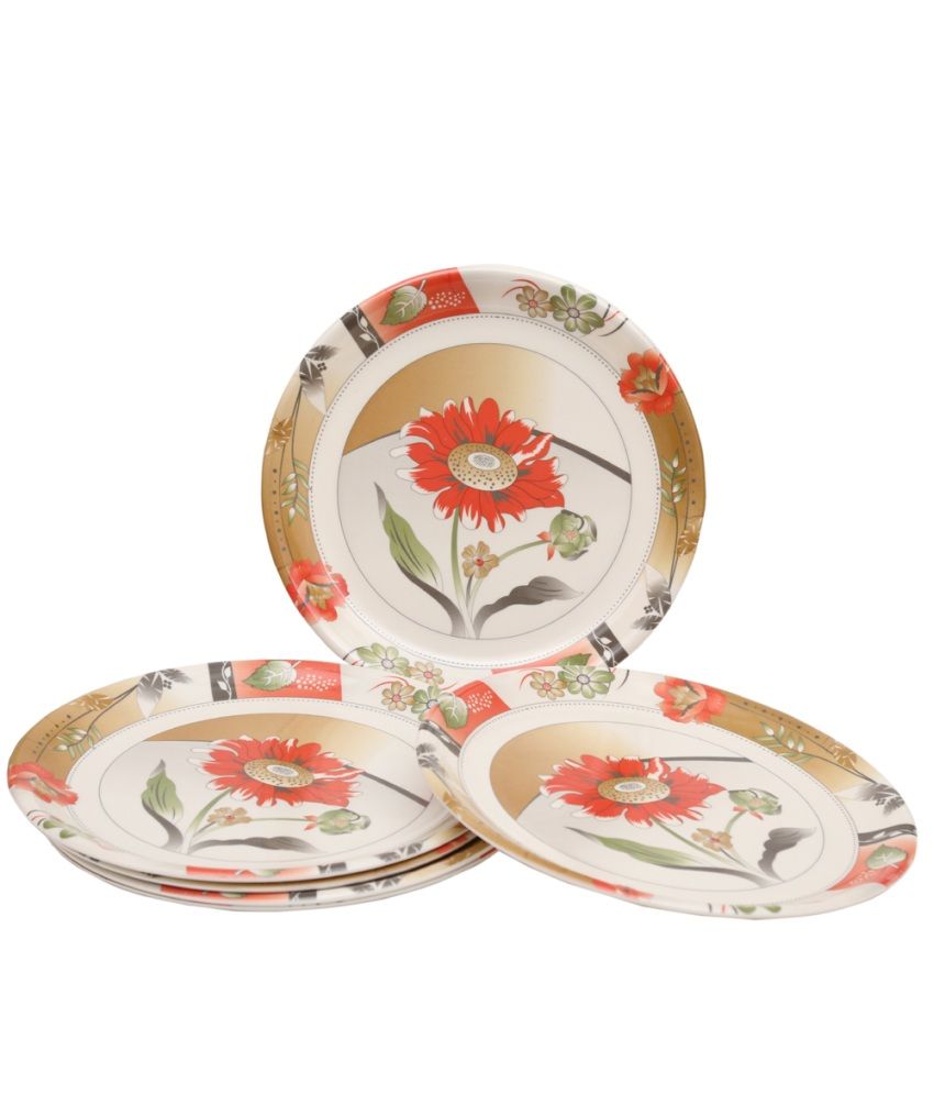 Tjaggies Beautiful Design Melamine Dinner Plates Set of 6 Buy Online