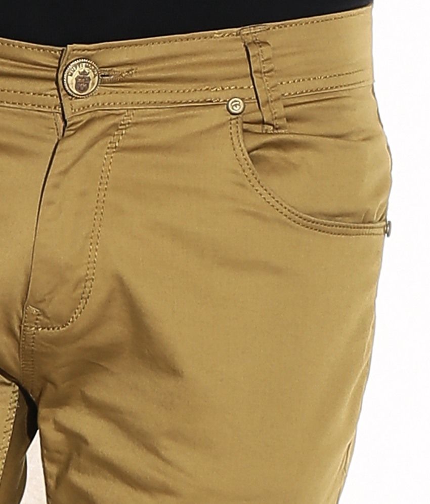 khaki tapered cargo pants