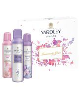 Yardley Assorted Women's Deodorant Gift Pack (London Mist 150 ml, English Lavender 150 ml, Morning Dew 150 ml)
