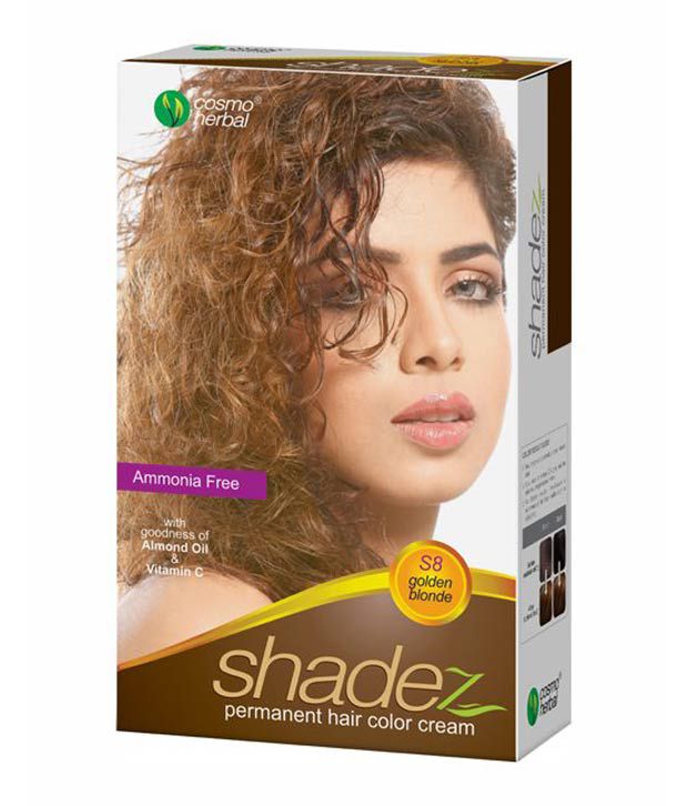 Shadez Permanent Hair Color Cream Golden Blonde: Buy Shadez Permanent Hair  Color Cream Golden Blonde at Best Prices in India - Snapdeal