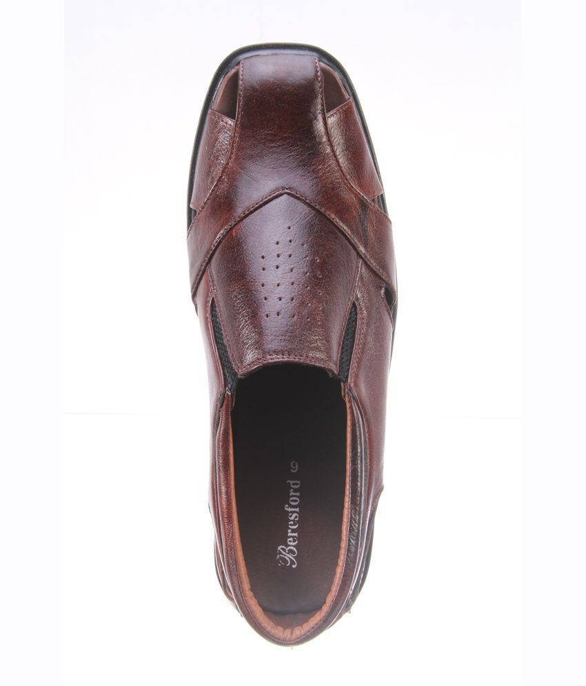 casual leather sandals