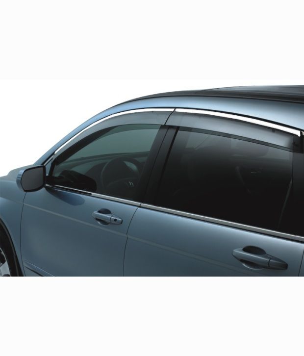 Autokraftz Chrome Garnish Door/rain/sun Visors For Mahindra Xuv500 Buy
