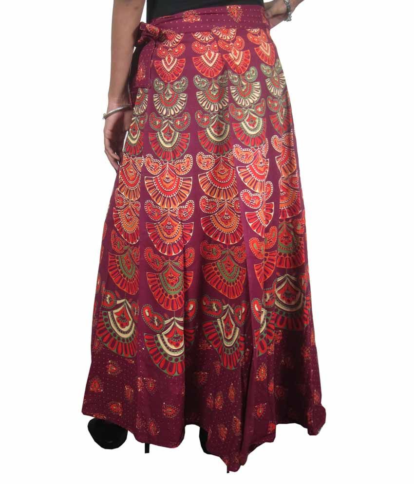 Buy India Trendzs Red Cotton Skirts Online at Best Prices in India ...