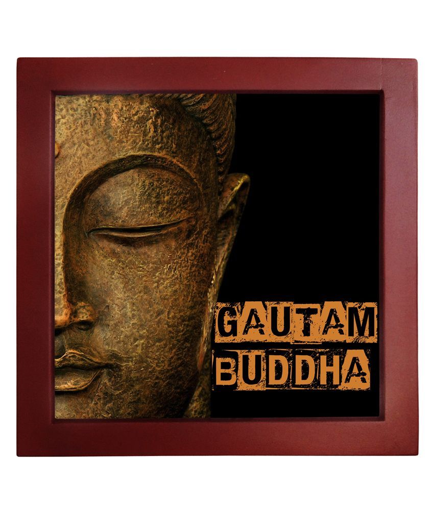 Tiedribbons Lord Gautam Buddha Black Background Frame Tile: Buy Tiedribbons  Lord Gautam Buddha Black Background Frame Tile at Best Price in India on  Snapdeal