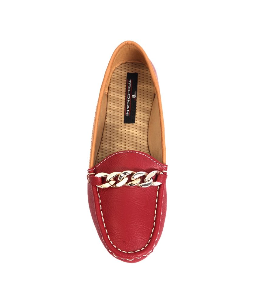 flat maroon shoes