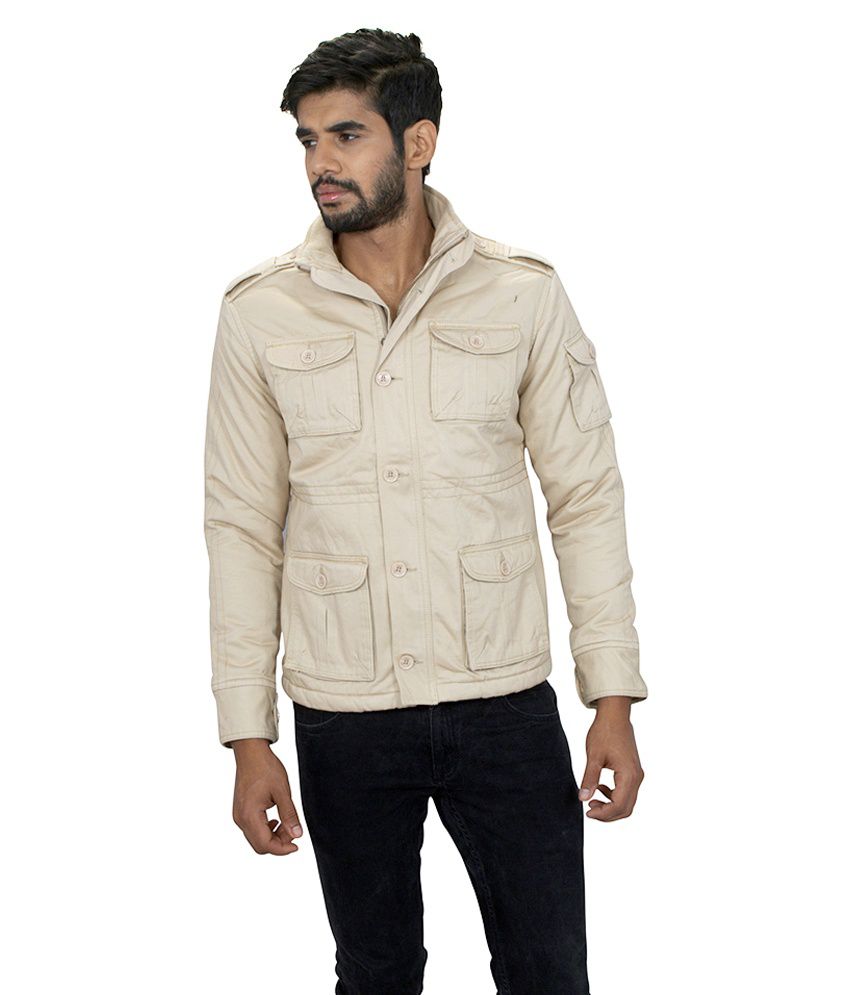 Rigs And Rags Peachpuff Cotton Casual Jacket - Buy Rigs And Rags ...