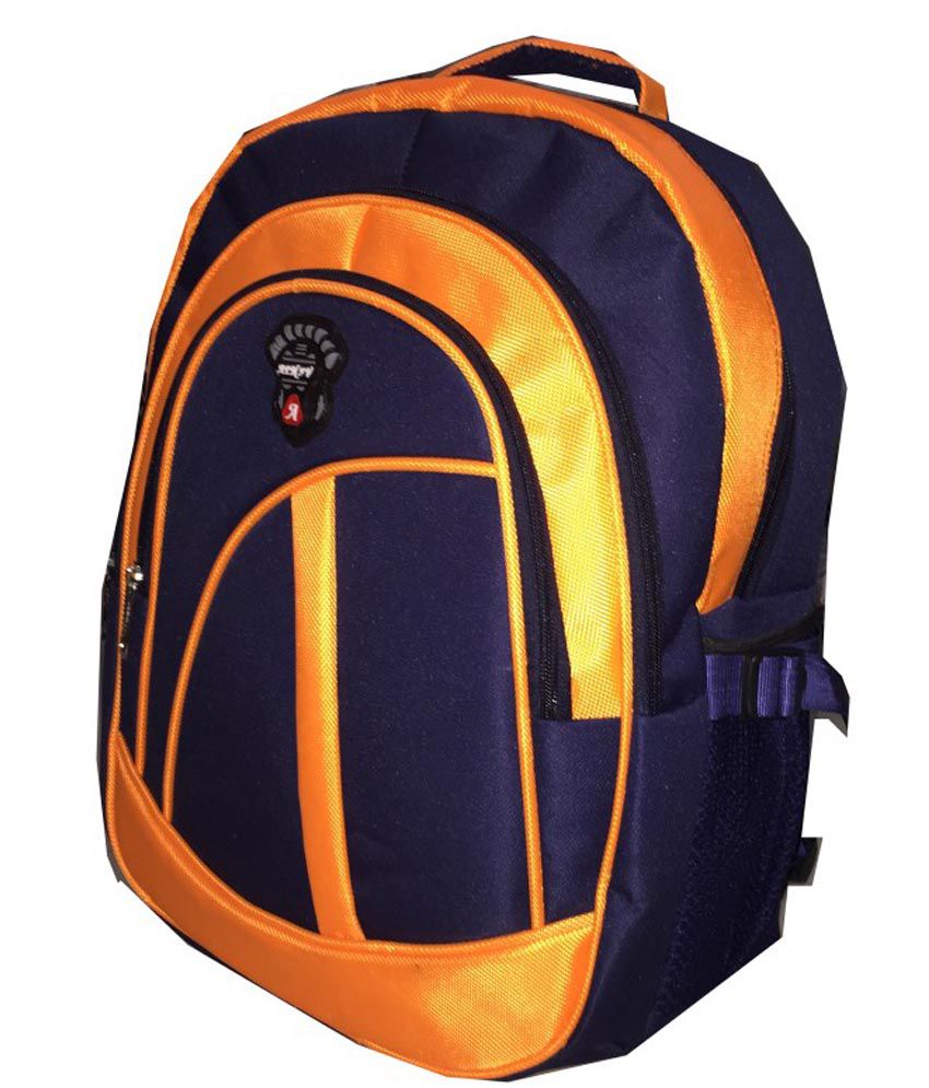 Apnav Blue And Orange School Bag: Buy Online at Best Price in India - Snapdeal