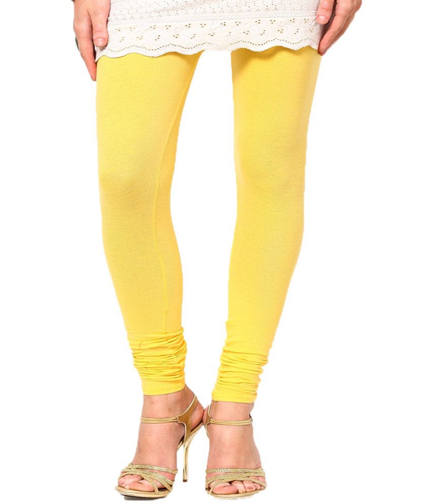 yellow workout leggings