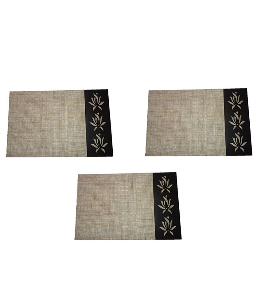 Artbespoke Combo Jute Dining Table Mat Set Of 3 Buy