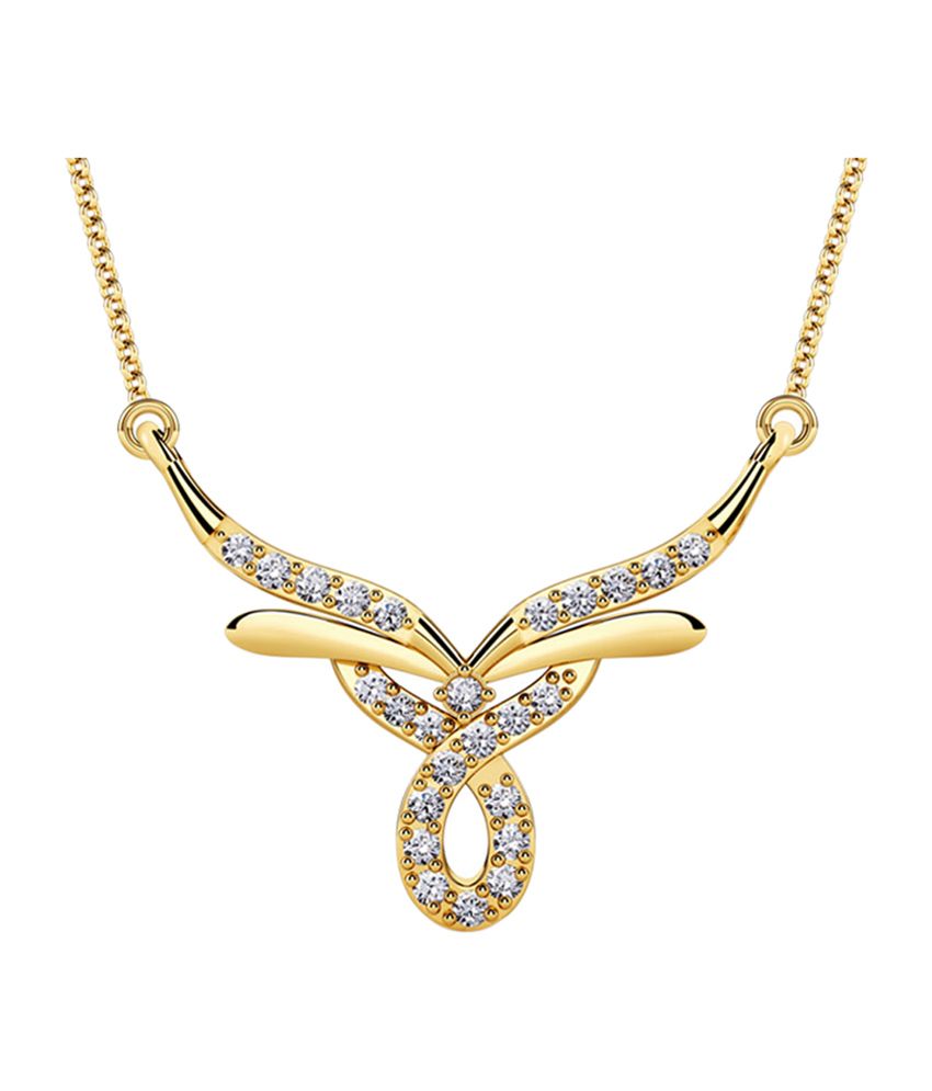 Caratlane Elegant Gold Tanmaniya Pendant Buy Caratlane Elegant Gold