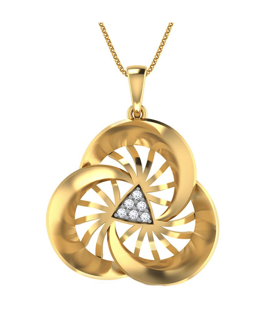 Caratlane Wheeling Diamond Pendant: Buy Caratlane Wheeling Diamond ...