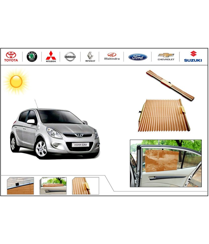 Flomaster Car Sun Shades Protection Hyundai I20 Beige Buy