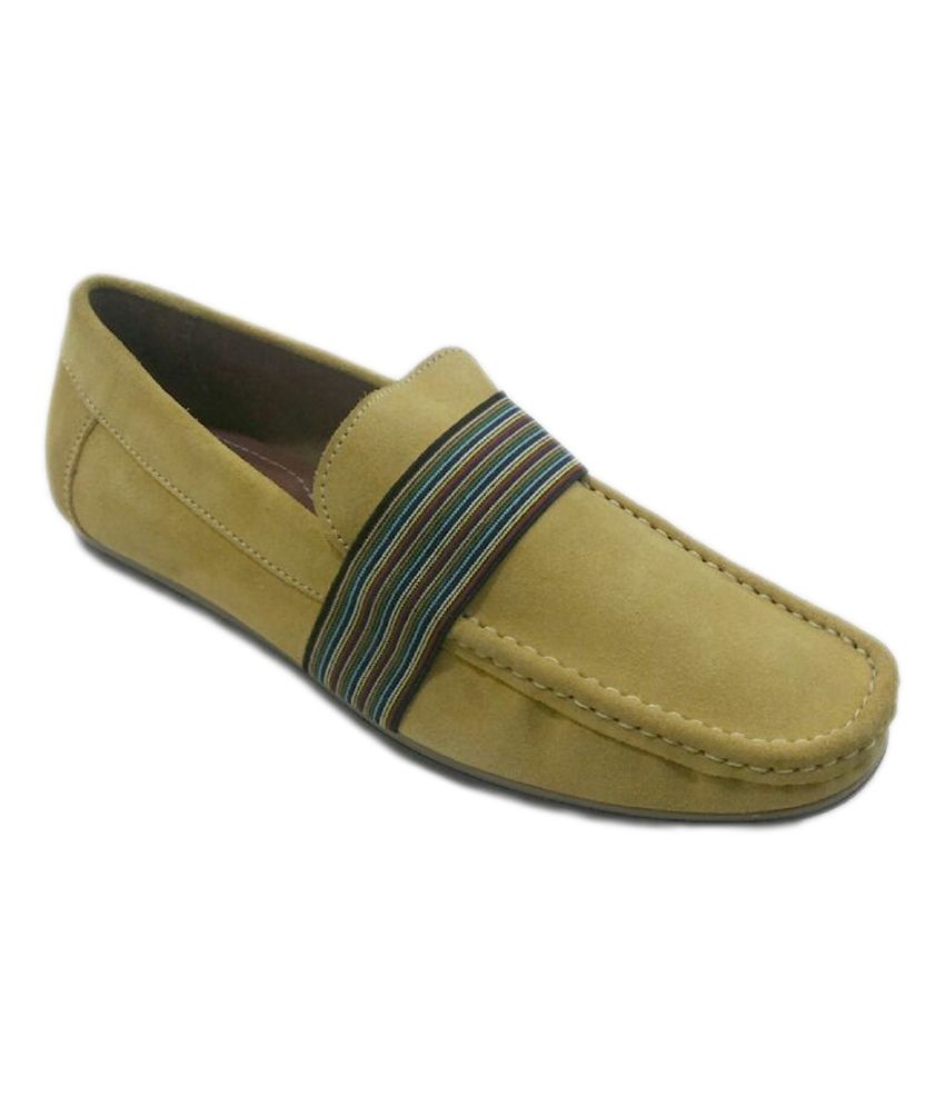 Walker Yellow Suede Leather Slip-on Loafers - Buy Walker ...
