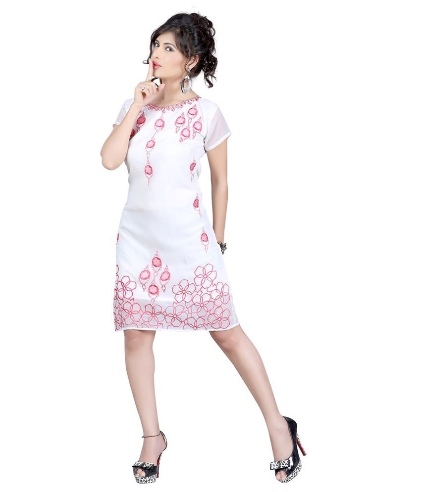 carrot colour kurti