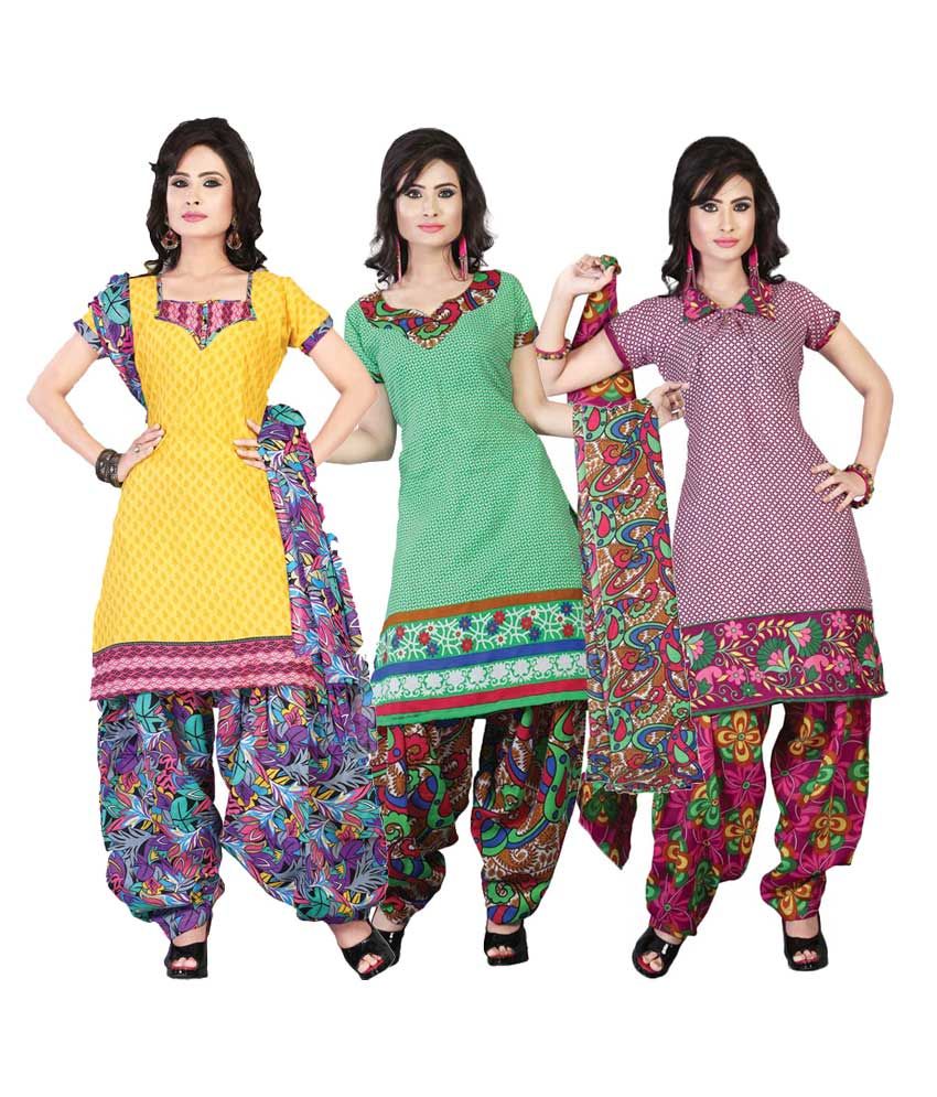 dress material combo pack online