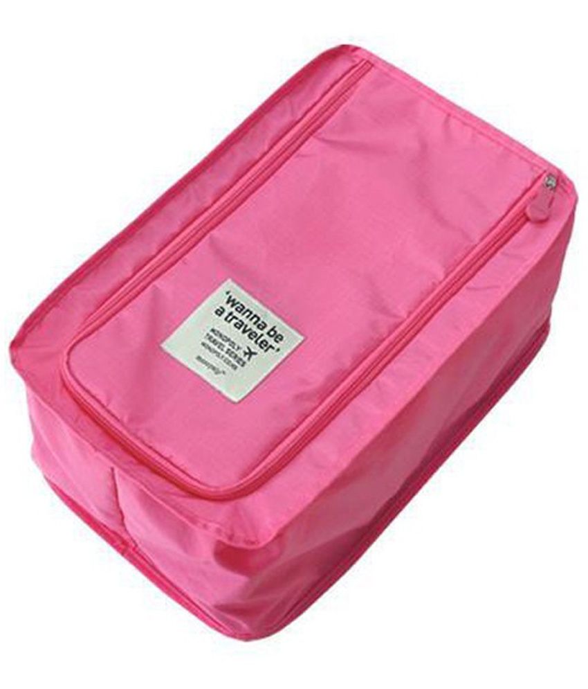Buy Mangalam Waterproof Travel Shoe Bag Pink at Best Buy Mangalam Waterproof Travel Shoe Bag Pink at Best