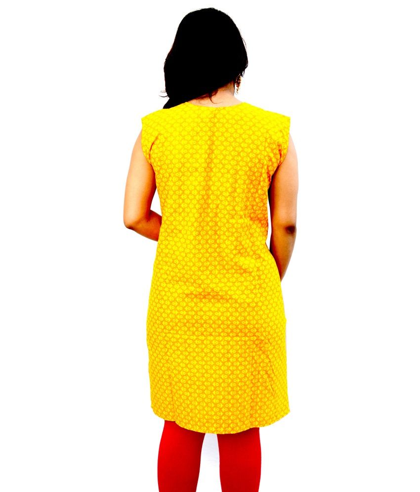 side cut a line kurti