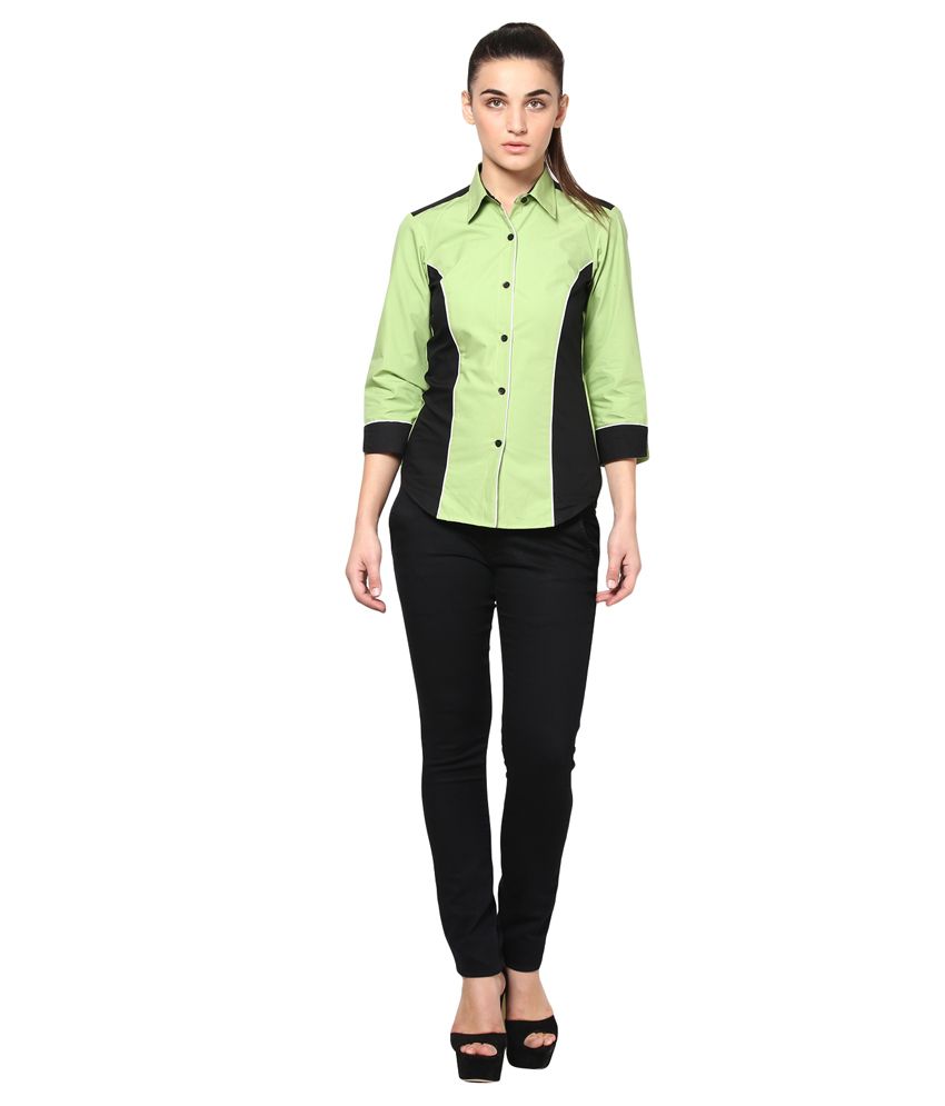 Buy Dazzio Green Cotton Shirts Online at Best Prices in India - Snapdeal
