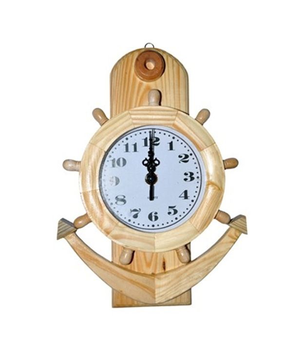 Wooden Antique Anchor Wall Clock Buy