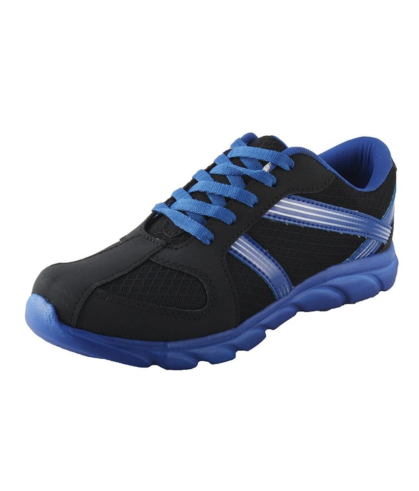 Sisa Black Mesh Textile Running Men Sport Shoes - Buy Sisa Black Mesh ...