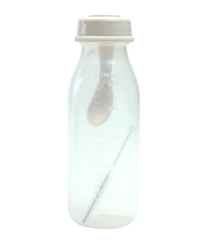 pigeon feeding bottle with spoon