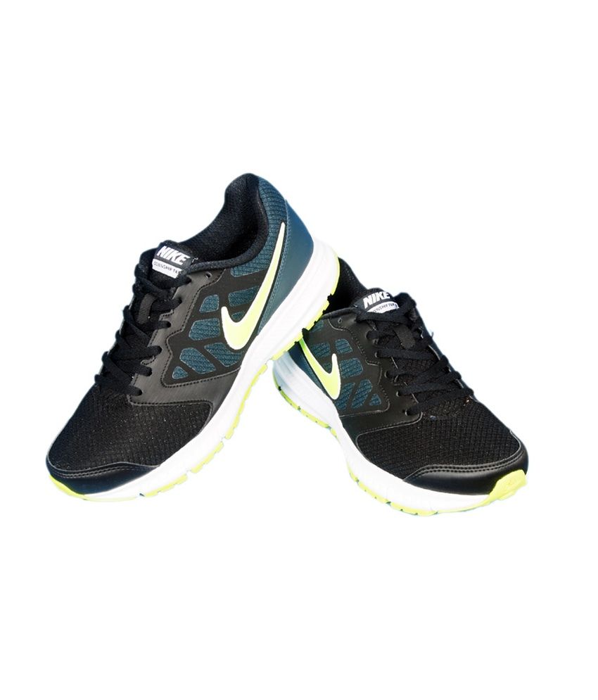 nike downshifter 6 black leather