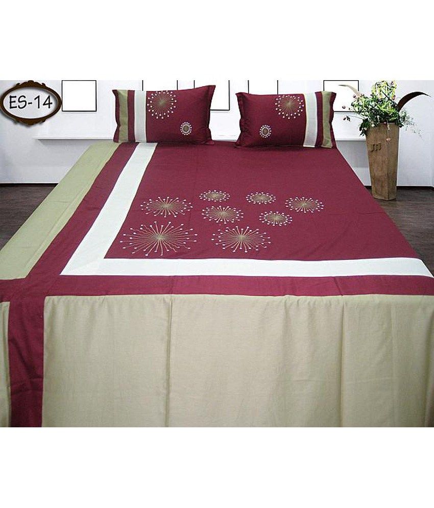 Soft Bedware Silver Grey Cotton Double Bedsheet Buy Soft Bedware