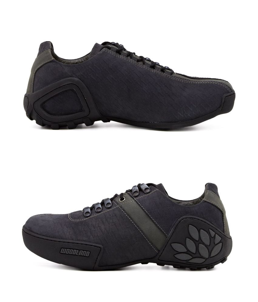 woodland shoes black color