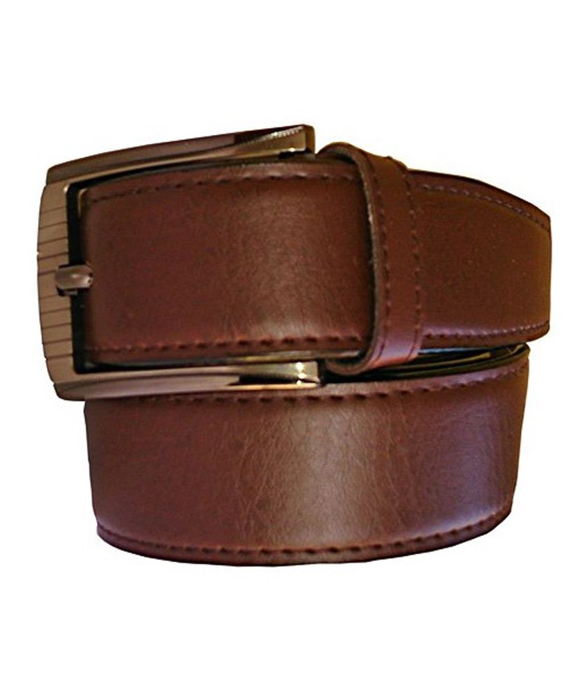 Wholesome Deal Brown Non Leather Pin Buckle Belt