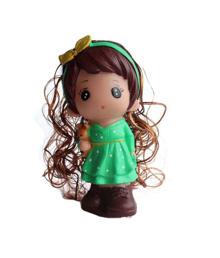 green doll cartoon