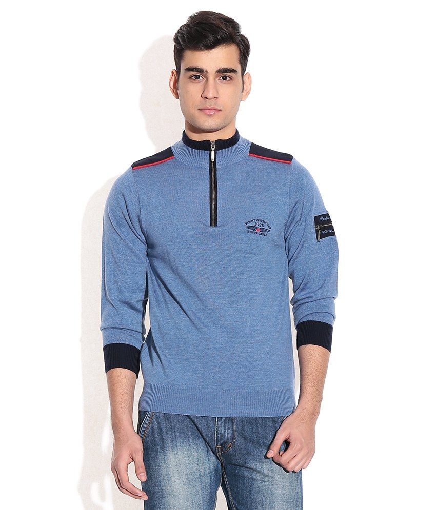 monte carlo blue sweater