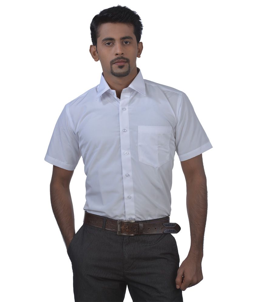 white half sleeve formal shirt