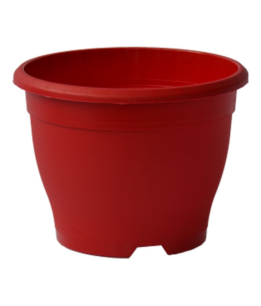 Desch Plant Pak Sabina Brickstone Red Flower Pot  Buy 