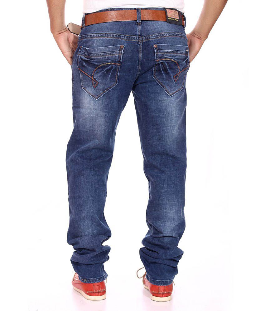 Sparky Blue Slim Fit Men's Jeans - Buy Sparky Blue Slim Fit Men's Jeans ...