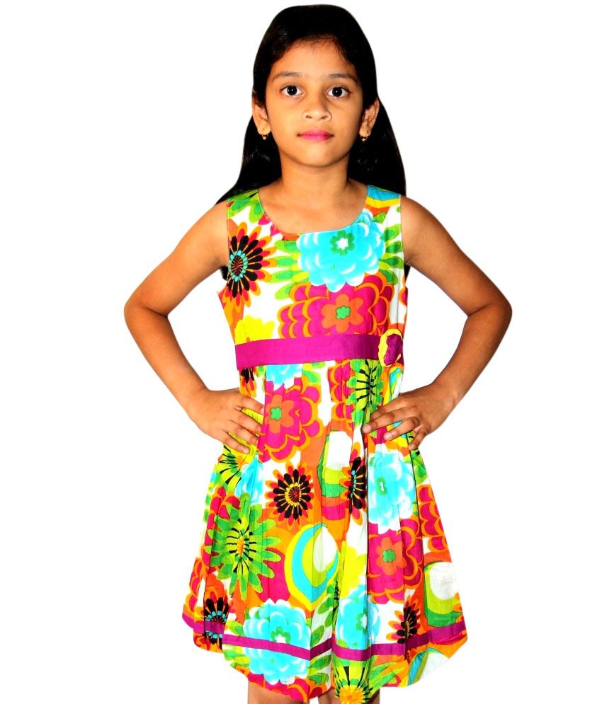 cotton printed frock design
