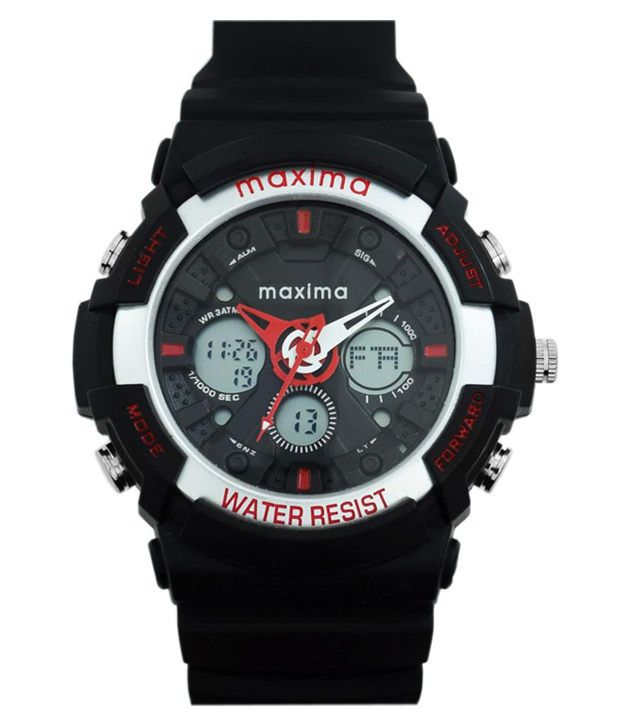 maxima watches analog digital