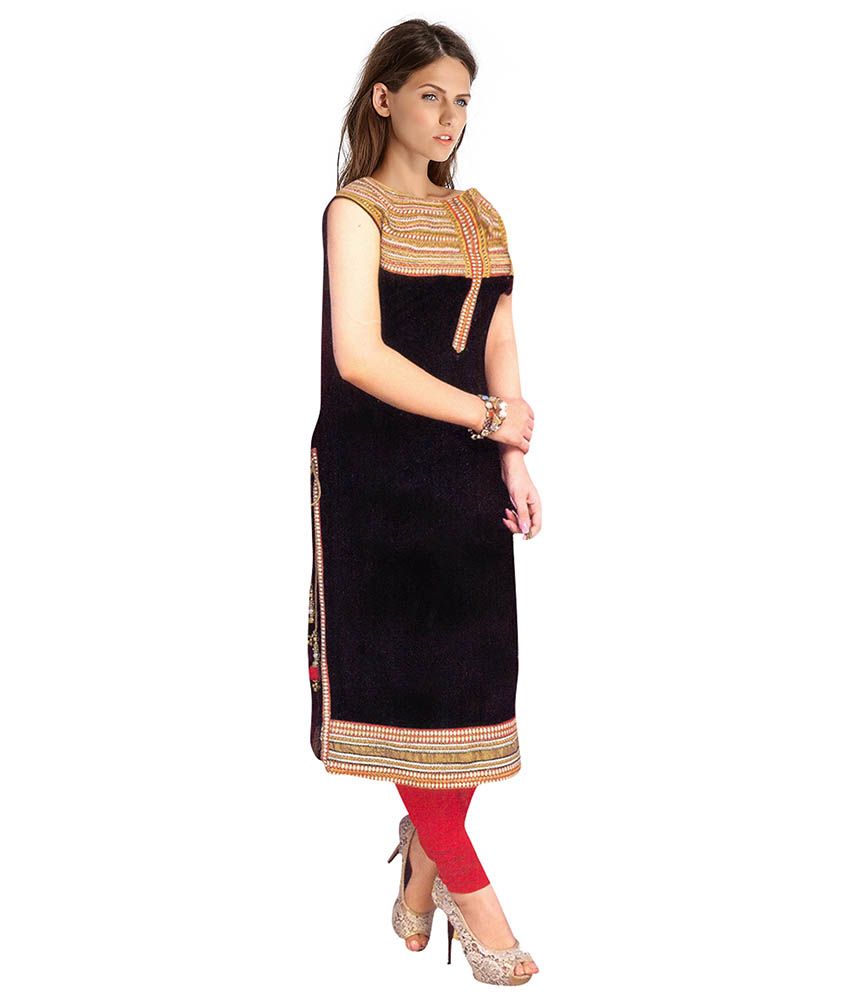 kundan work kurtis