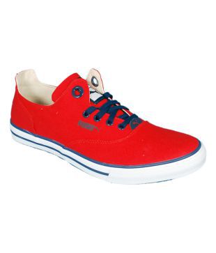 puma limnos cat 2 red white casual shoes