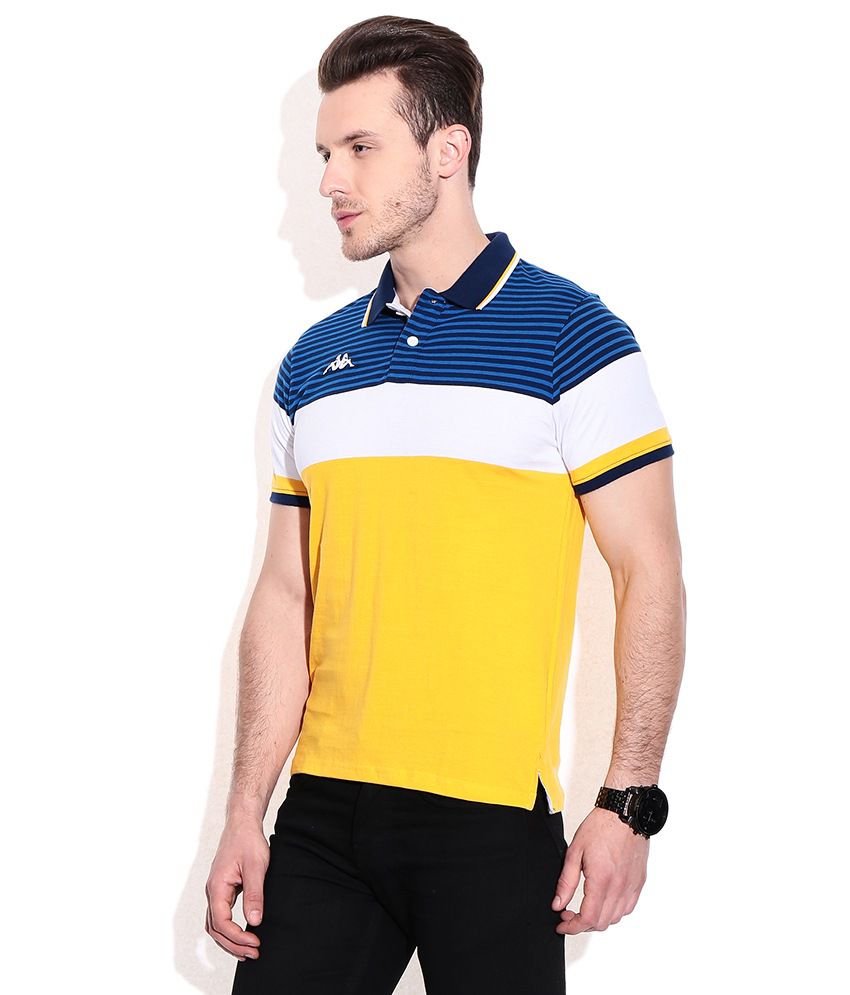 Kappa Yellow Cotton Polo T-shirts - Buy Kappa Yellow Cotton Polo T ...