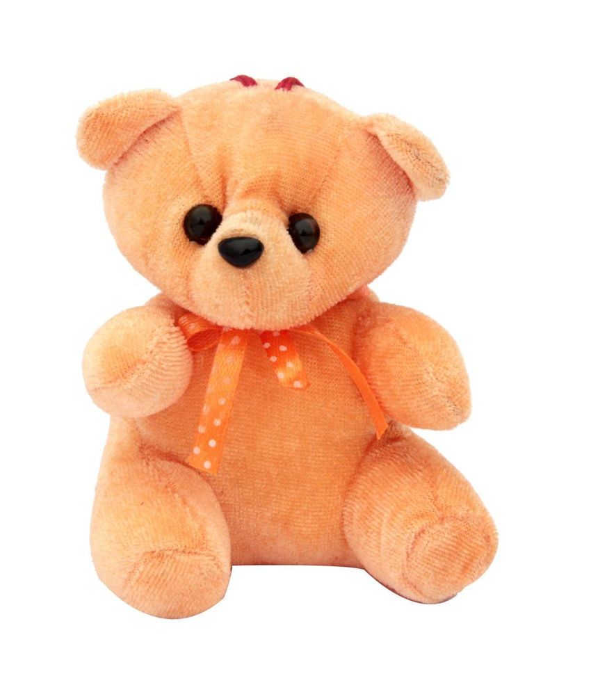 orange teddy bear throw