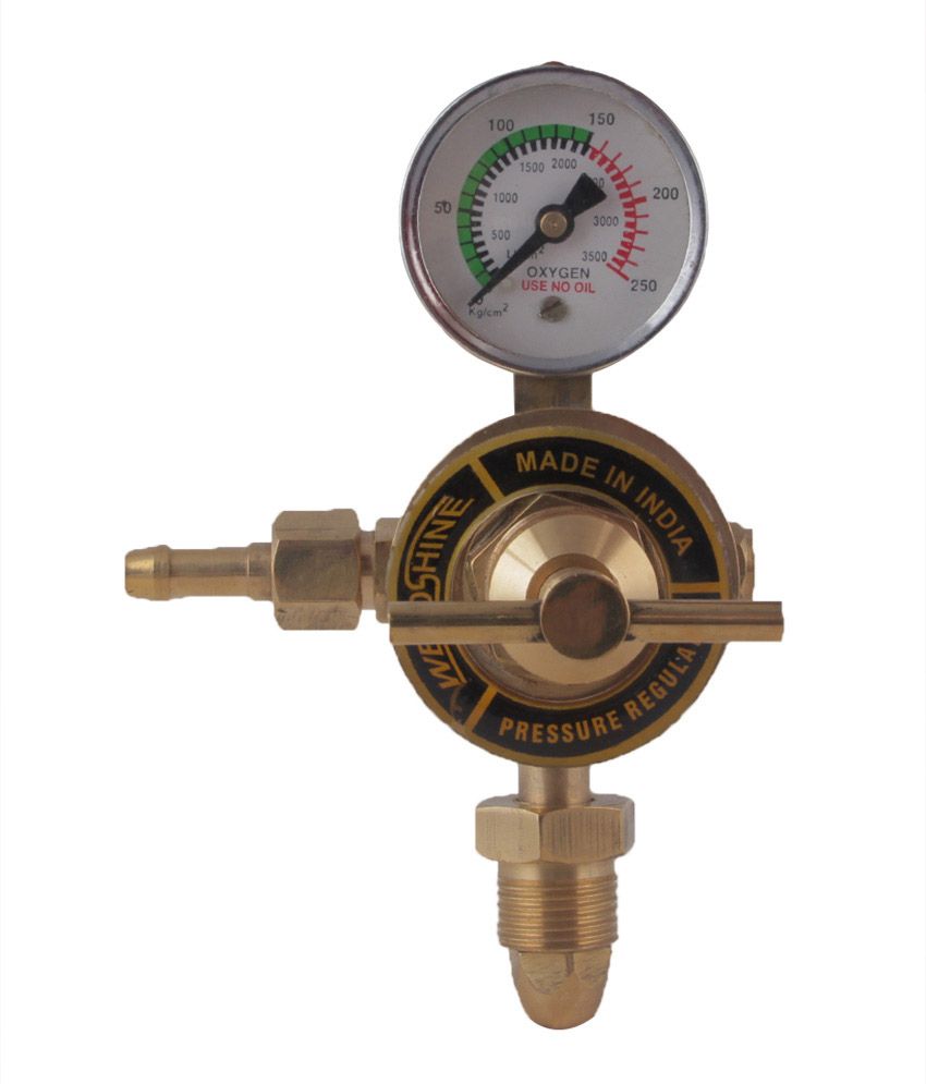 Weldshine Yellow Single Stage Single Meter Regulator For Gases ...