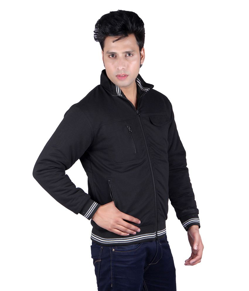 Vivid Bharti 2 Thread Fleece Full Sleeve Multi Pocket Jacket - Buy ...