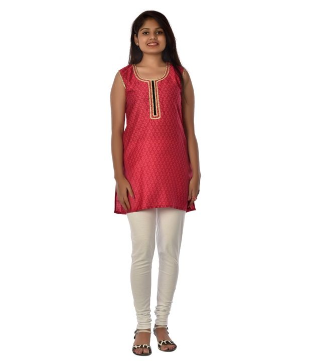 pink kurti with pant