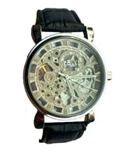 Leiyi Black Leather Formal Men s Watch Buy Leiyi Black Leather Formal 